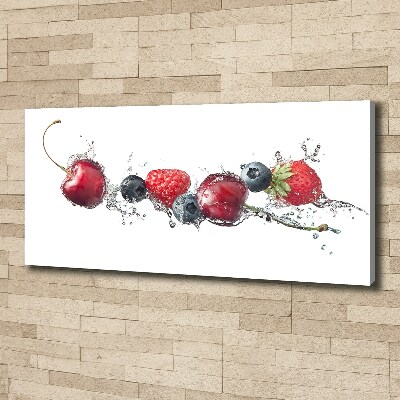 Canvas wall art Forest fruits