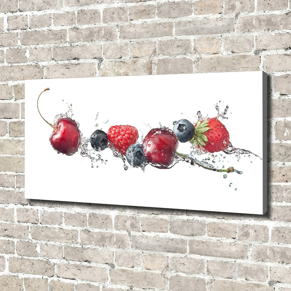 Canvas wall art Forest fruits