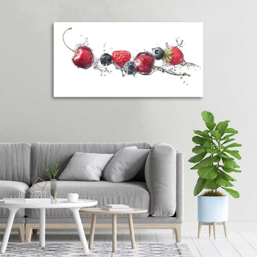 Canvas wall art Forest fruits