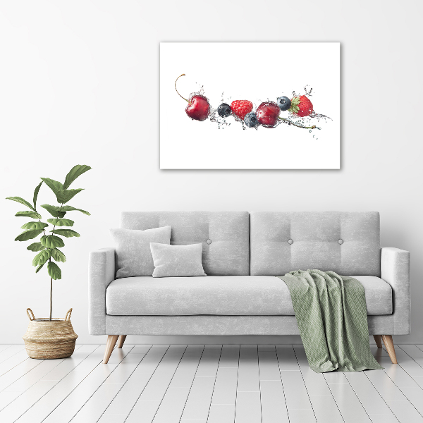 Canvas wall art Forest fruits