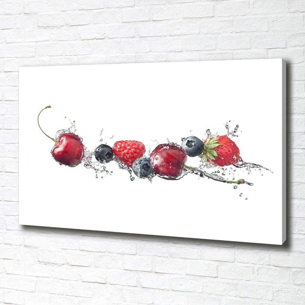 Canvas wall art Forest fruits