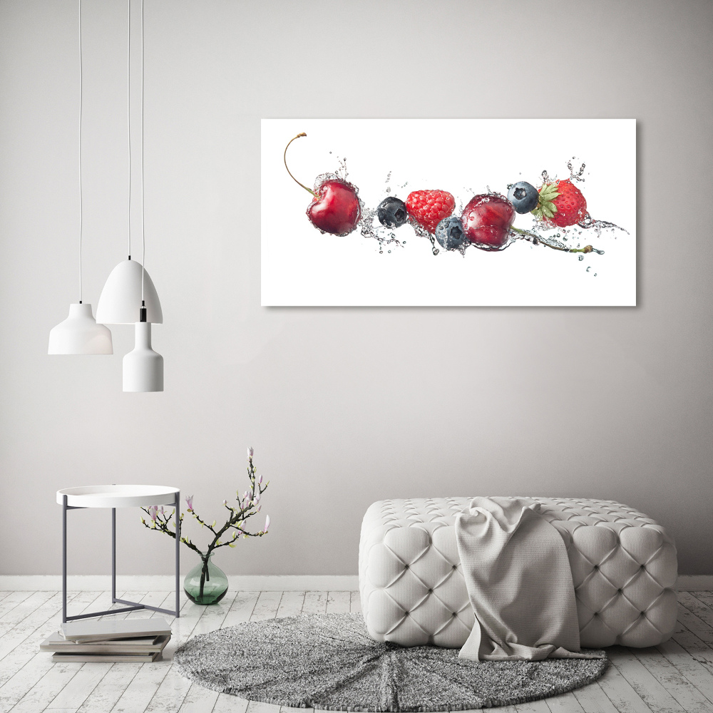 Canvas wall art Forest fruits