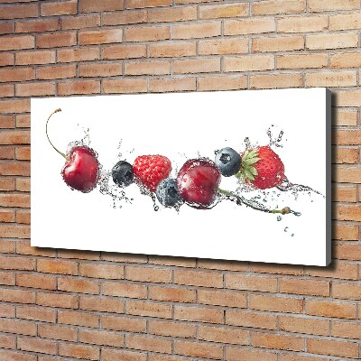 Canvas wall art Forest fruits