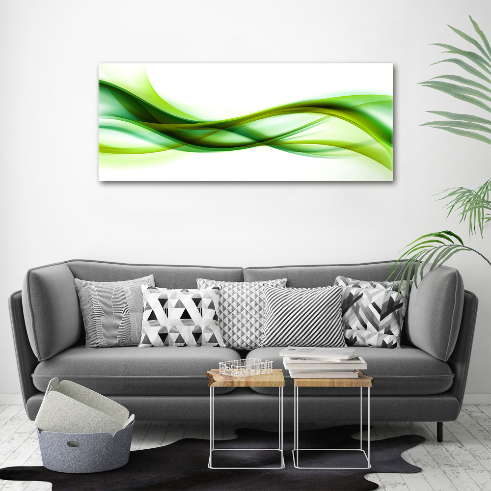 Canvas wall art Wave abstraction