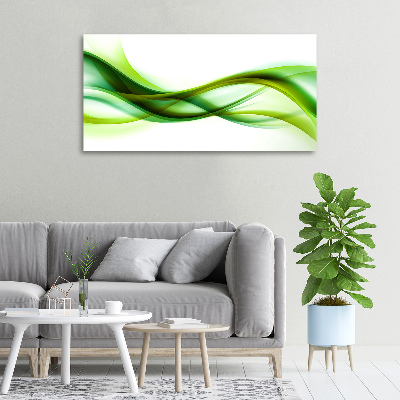 Canvas wall art Wave abstraction