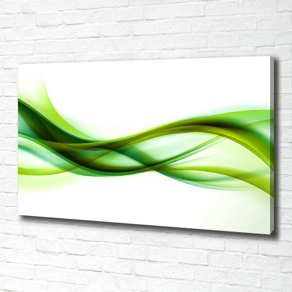 Canvas wall art Wave abstraction