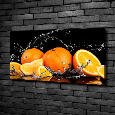 Canvas wall art Oranges and water