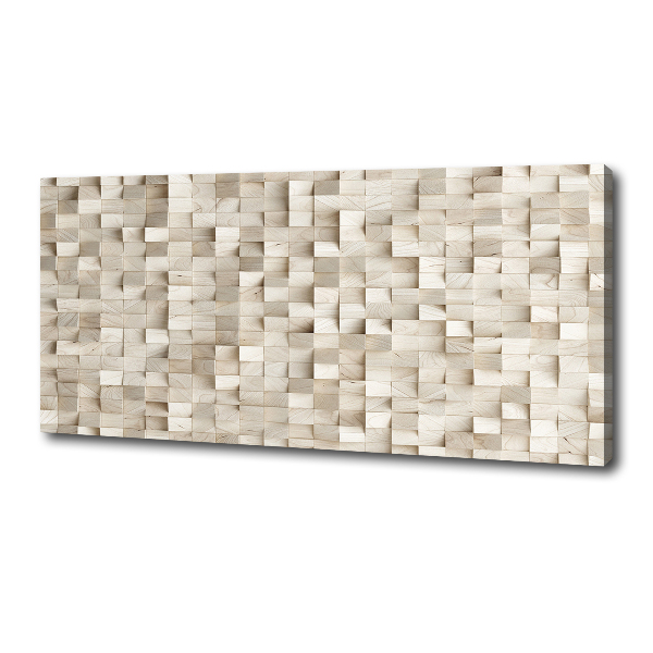 Canvas wall art Wooden cubes