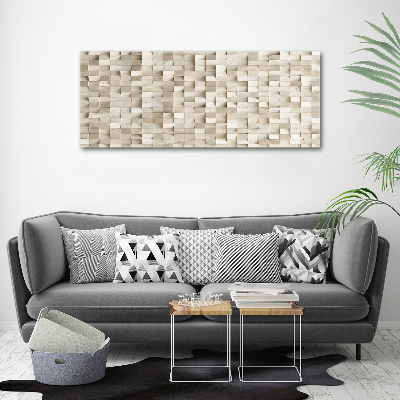 Canvas wall art Wooden cubes