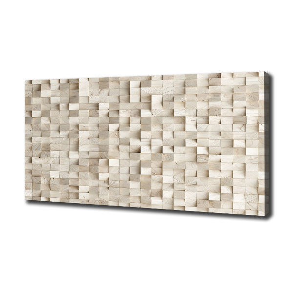 Canvas wall art Wooden cubes