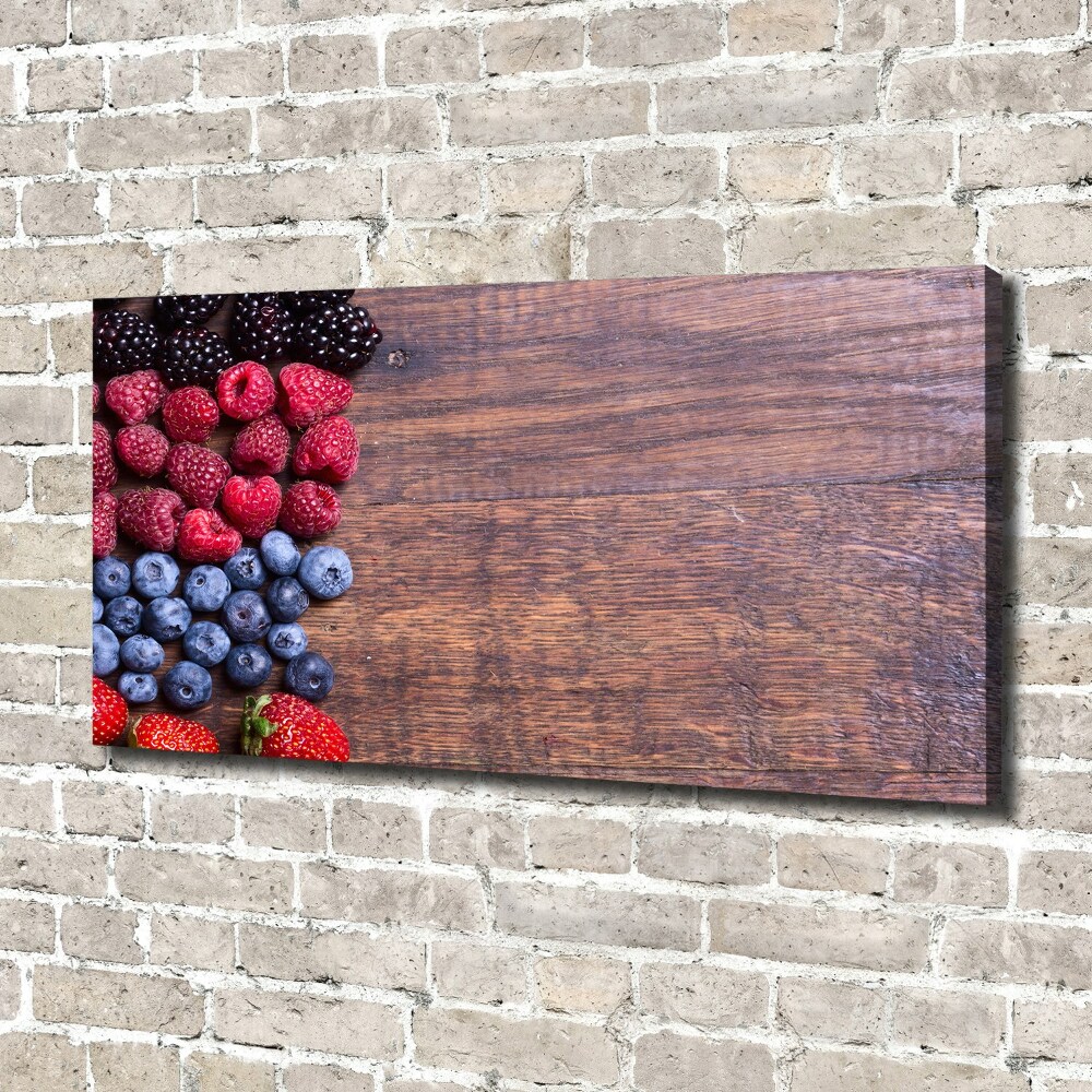 Canvas wall art Forest fruits