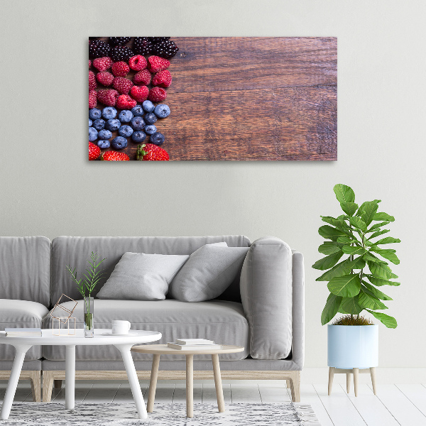 Canvas wall art Forest fruits