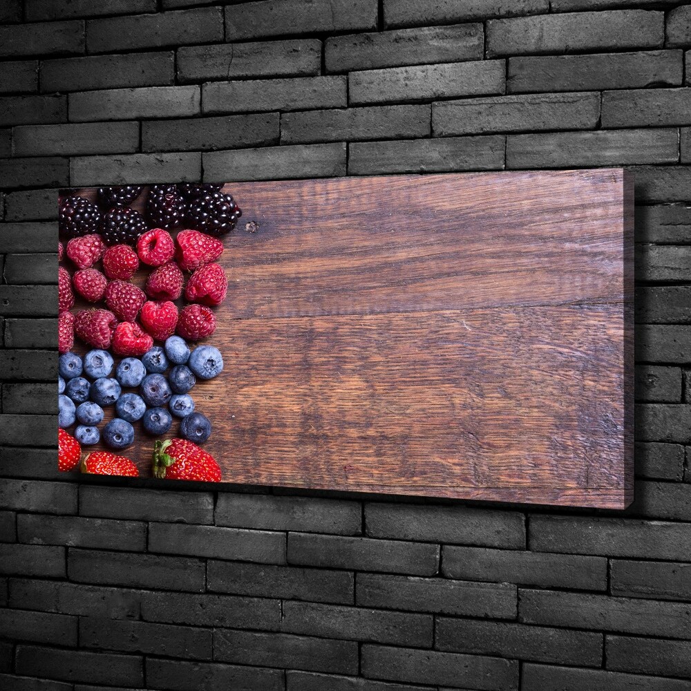 Canvas wall art Forest fruits