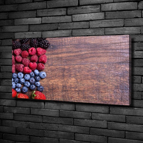 Canvas wall art Forest fruits