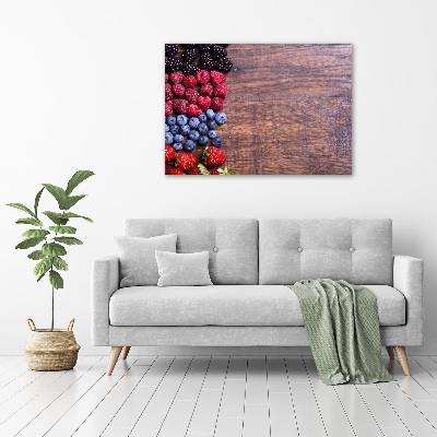 Canvas wall art Forest fruits