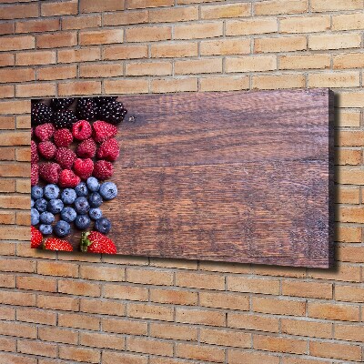 Canvas wall art Forest fruits