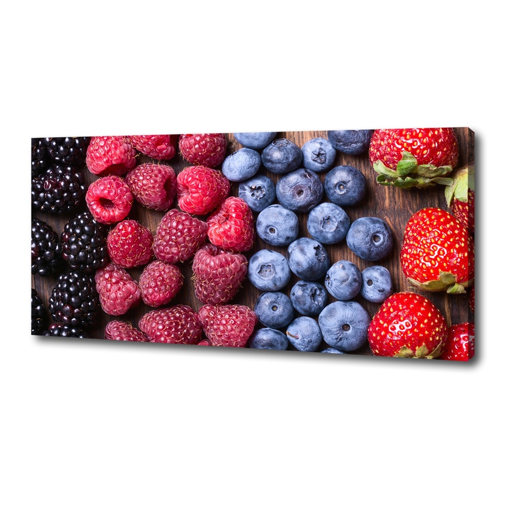 Canvas wall art Forest fruits