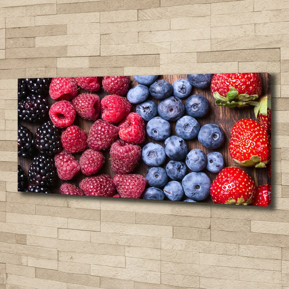 Canvas wall art Forest fruits