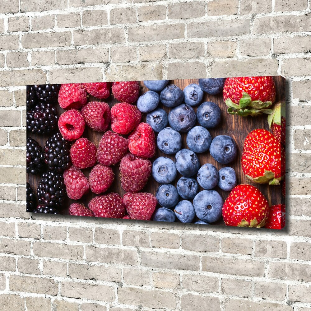 Canvas wall art Forest fruits