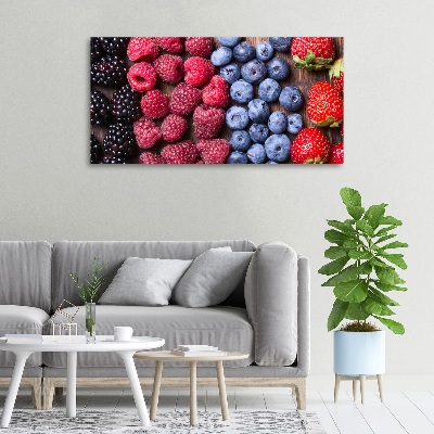 Canvas wall art Forest fruits