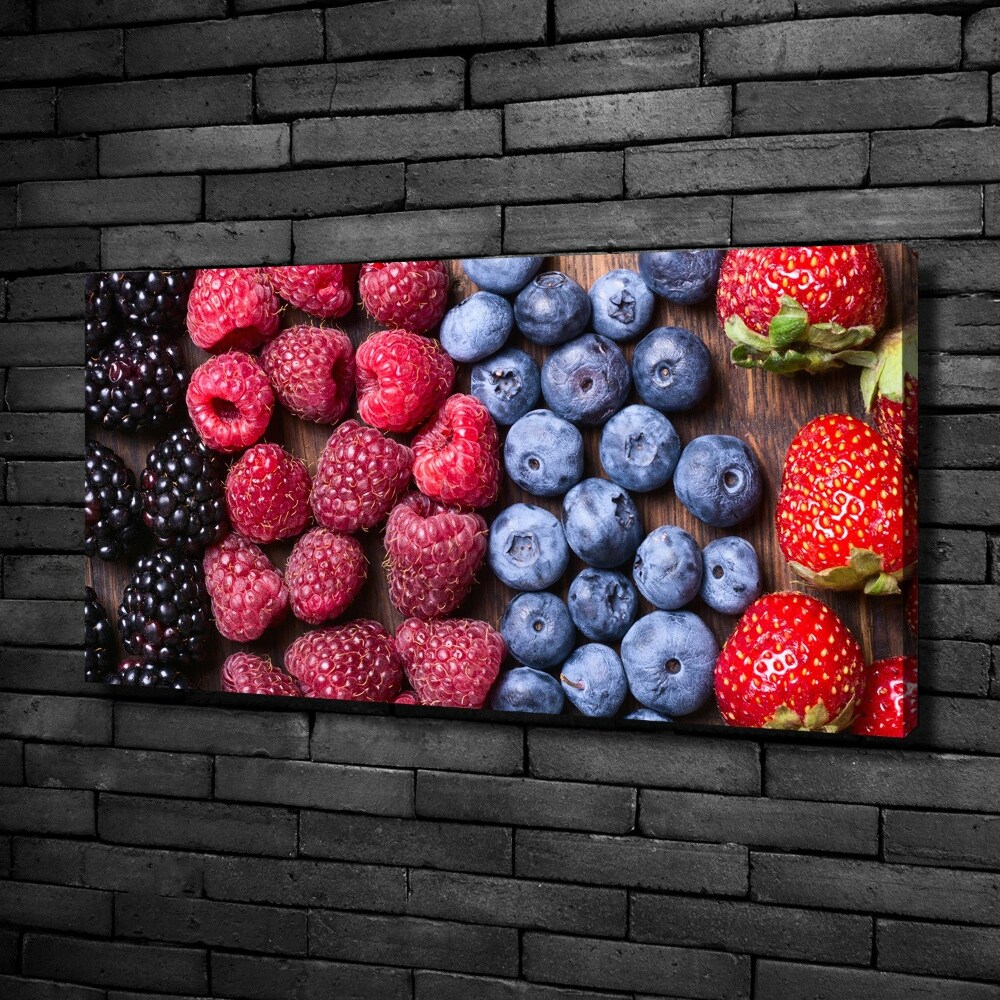 Canvas wall art Forest fruits