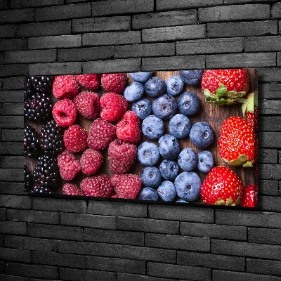 Canvas wall art Forest fruits