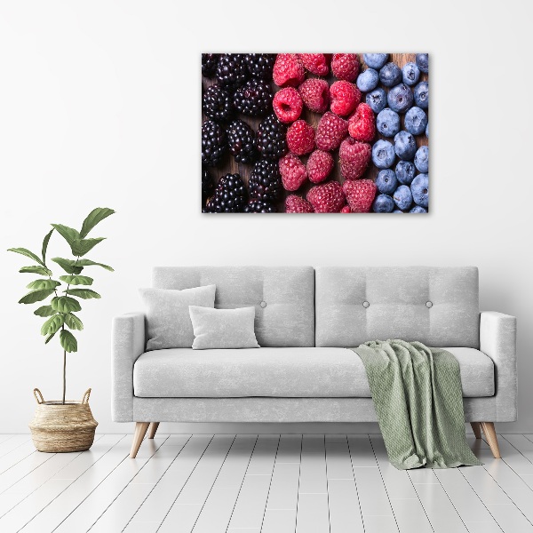 Canvas wall art Forest fruits