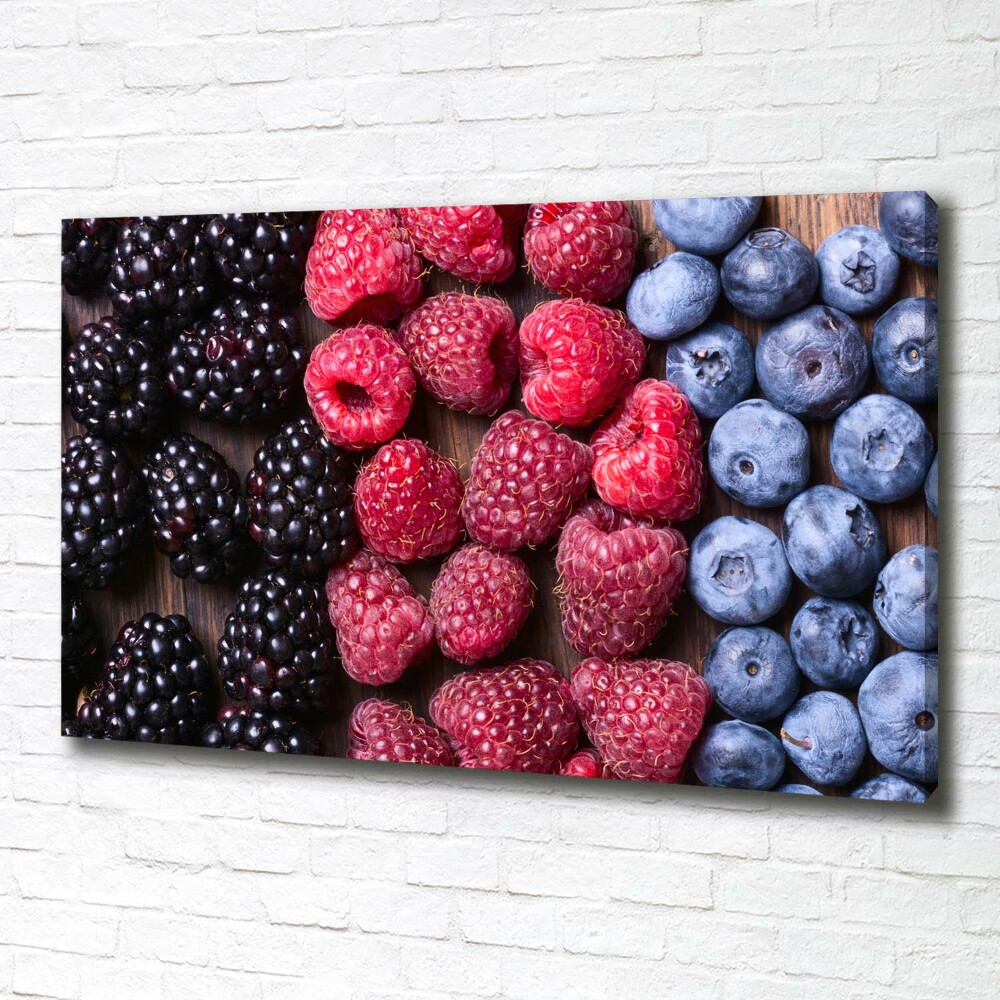 Canvas wall art Forest fruits