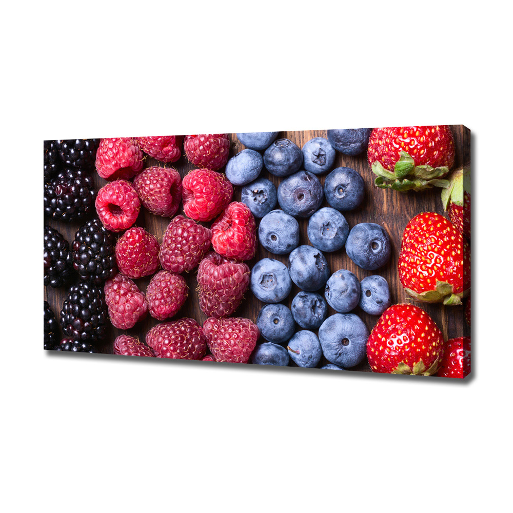 Canvas wall art Forest fruits