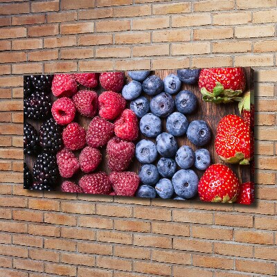 Canvas wall art Forest fruits