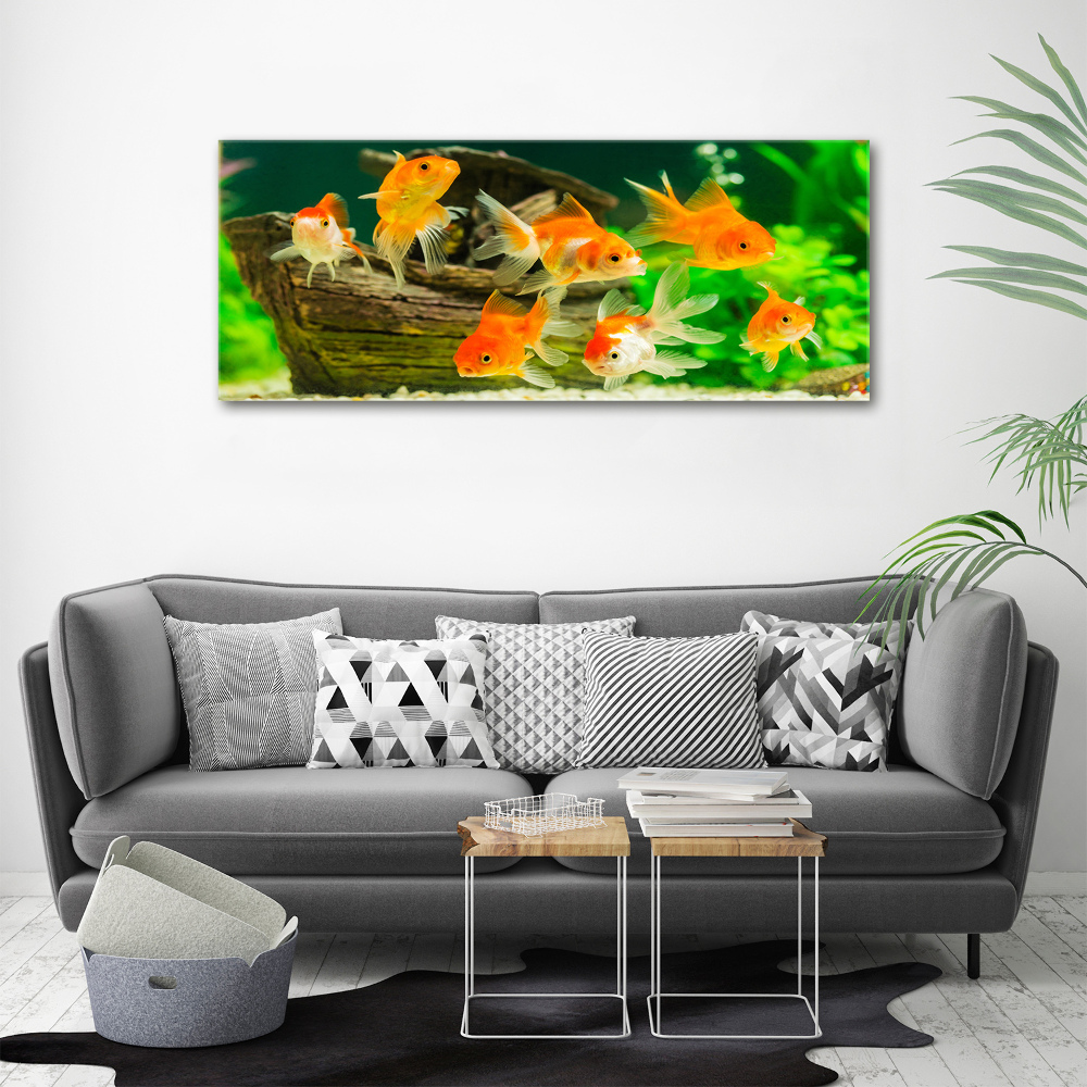 Canvas wall art Golden Fish