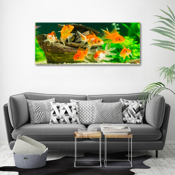 Canvas wall art Golden Fish