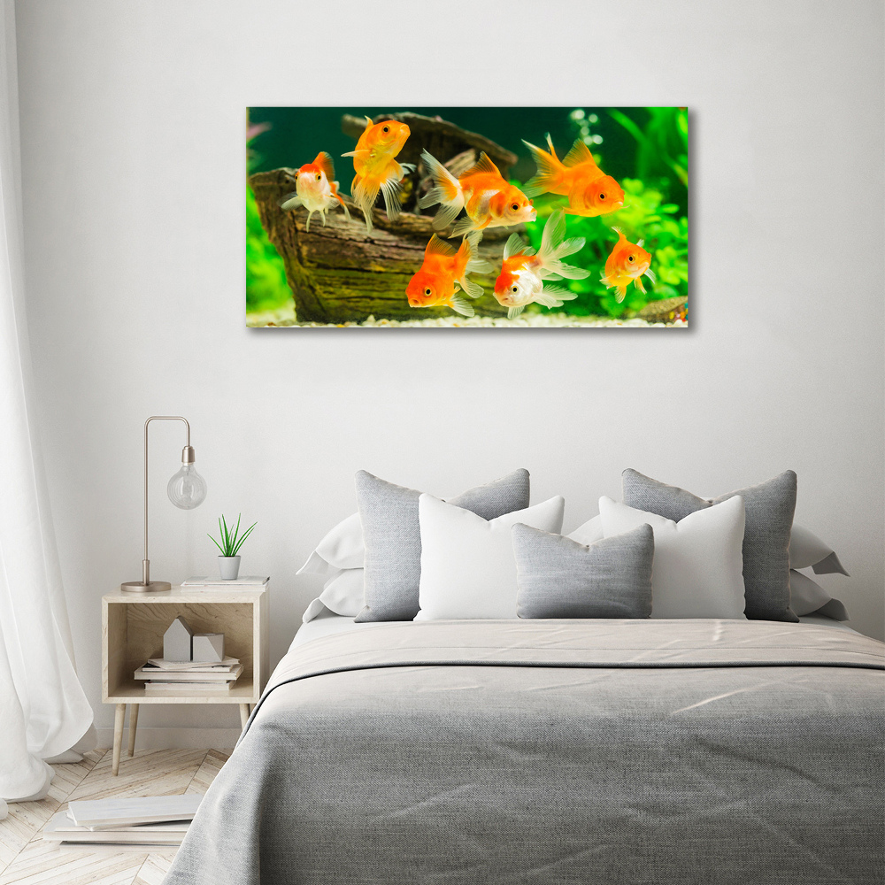 Canvas wall art Golden Fish