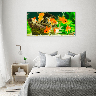 Canvas wall art Golden Fish