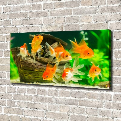 Canvas wall art Golden Fish