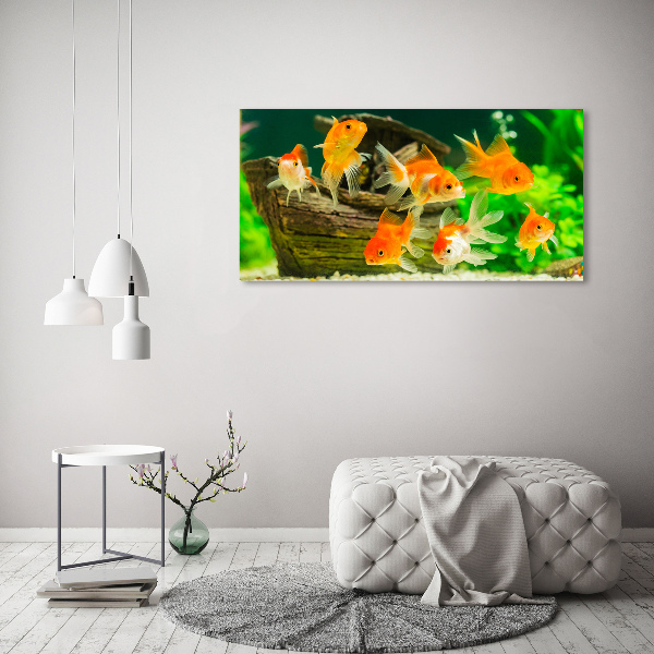 Canvas wall art Golden Fish