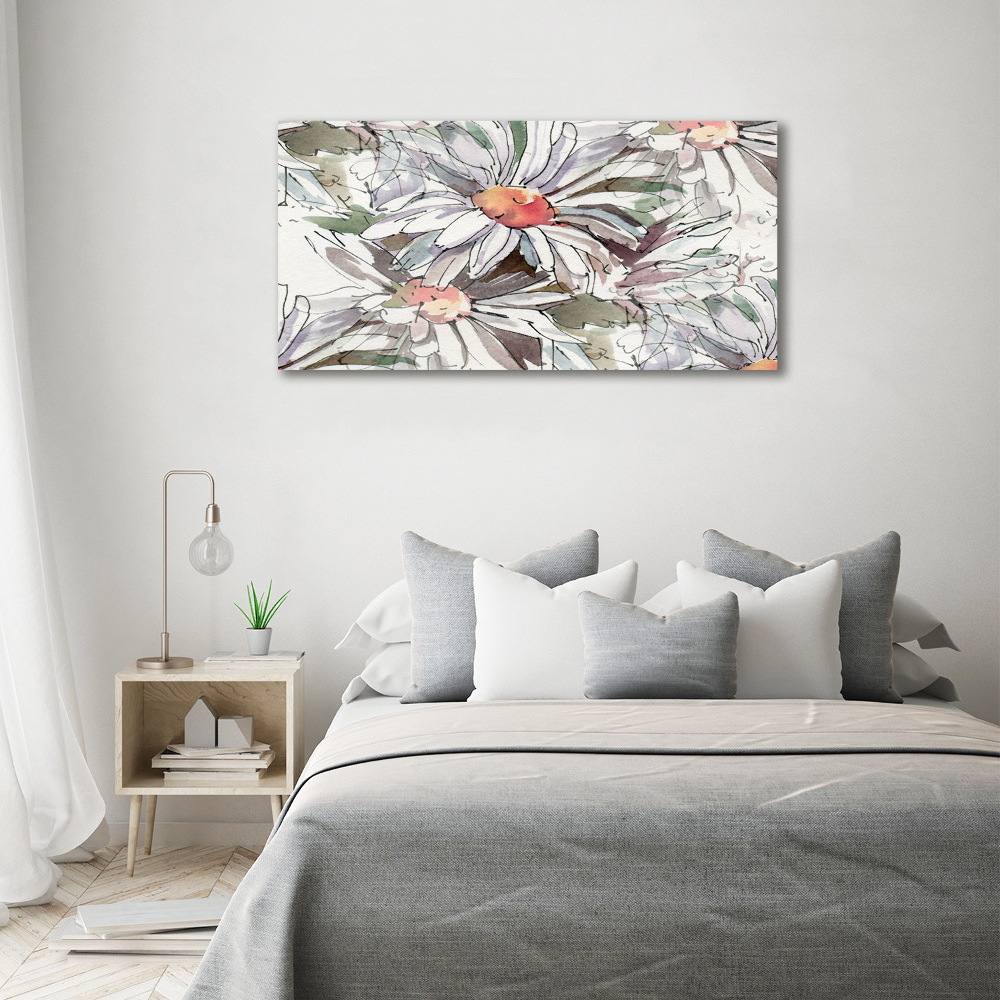 Canvas wall art Chamomile