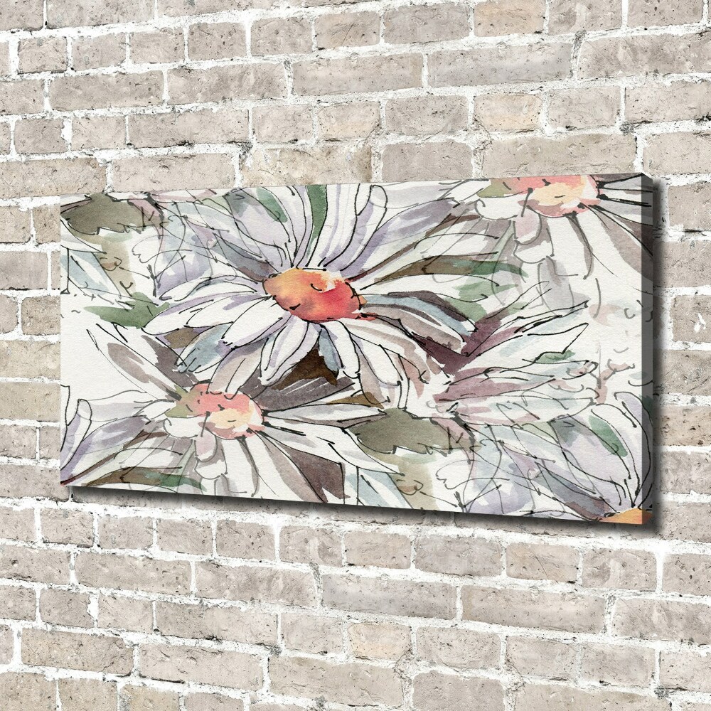 Canvas wall art Chamomile