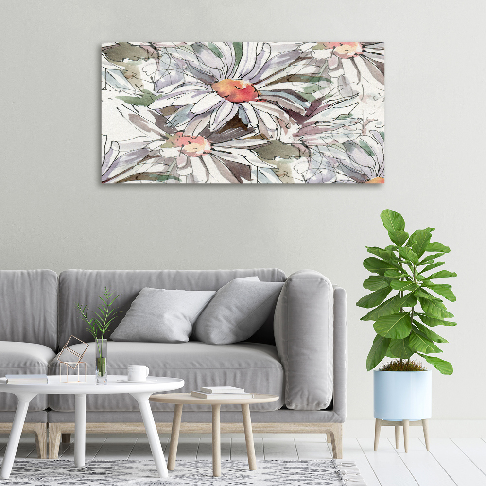 Canvas wall art Chamomile