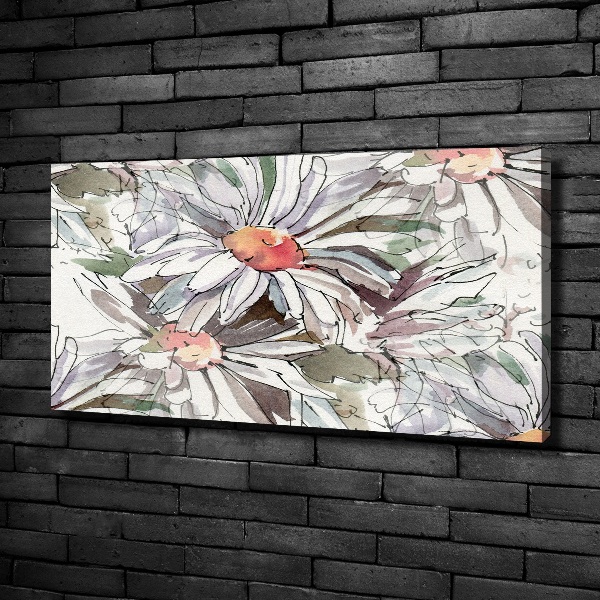 Canvas wall art Chamomile