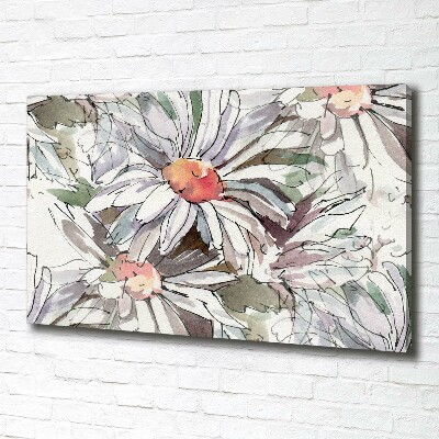 Canvas wall art Chamomile