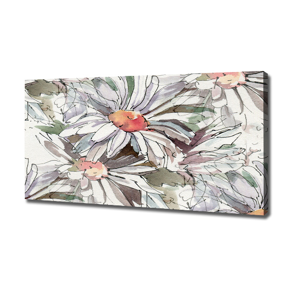 Canvas wall art Chamomile