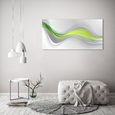 Canvas wall art Wave abstraction