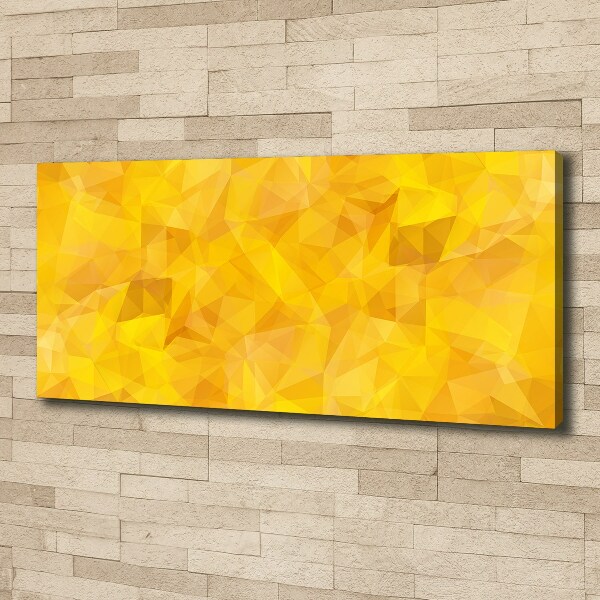 Canvas wall art Abstraction of the triangle