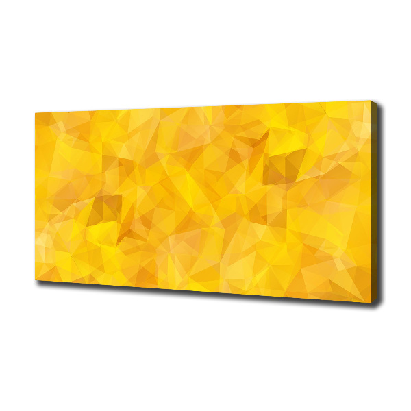 Canvas wall art Abstraction of the triangle