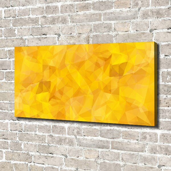 Canvas wall art Abstraction of the triangle