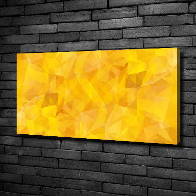 Canvas wall art Abstraction of the triangle