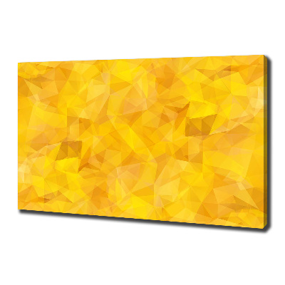 Canvas wall art Abstraction of the triangle