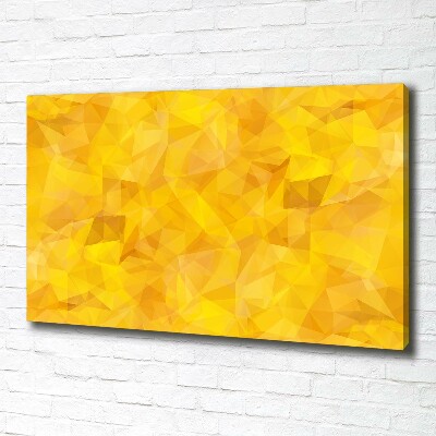 Canvas wall art Abstraction of the triangle