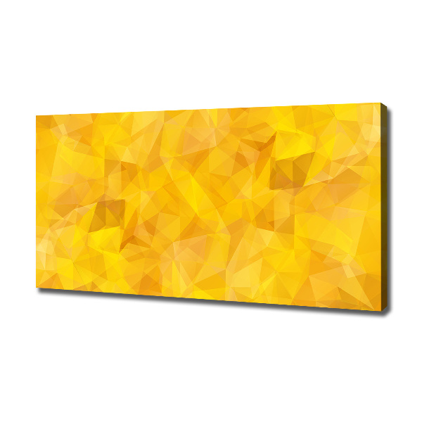 Canvas wall art Abstraction of the triangle